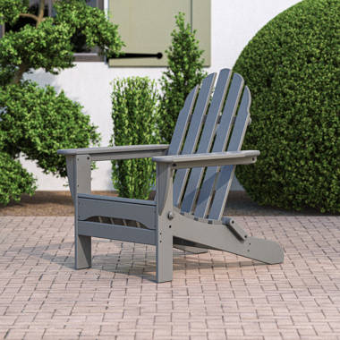 Longshore Tides Benefiel Plastic Resin Folding Adirondack Chair